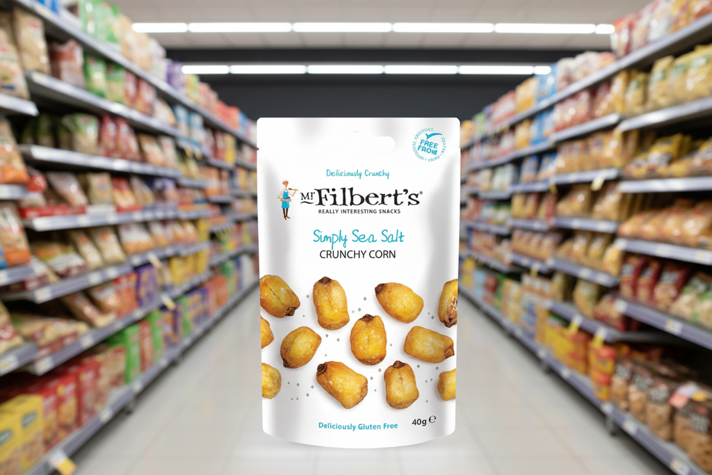 15 x Mr Filberts Crunchy Corn Salted - 40g