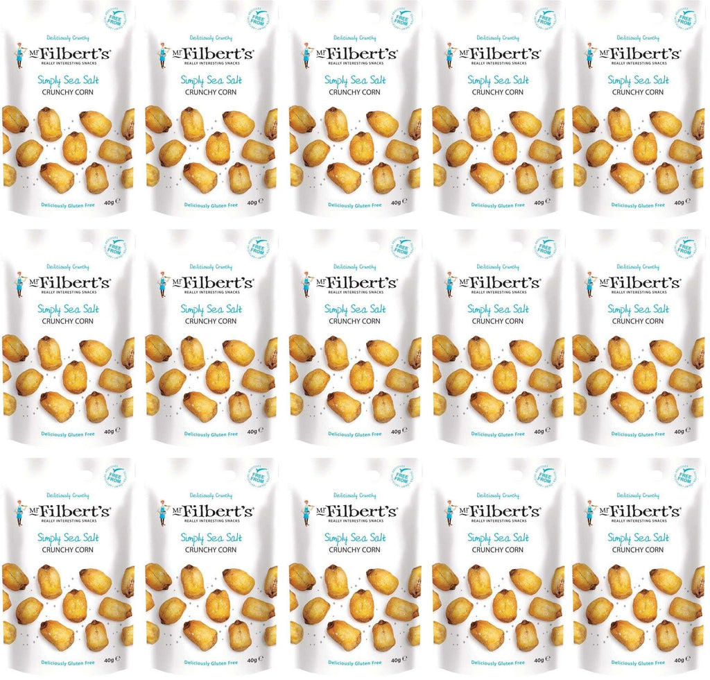 15 x Mr Filberts Crunchy Corn Salted - 40g