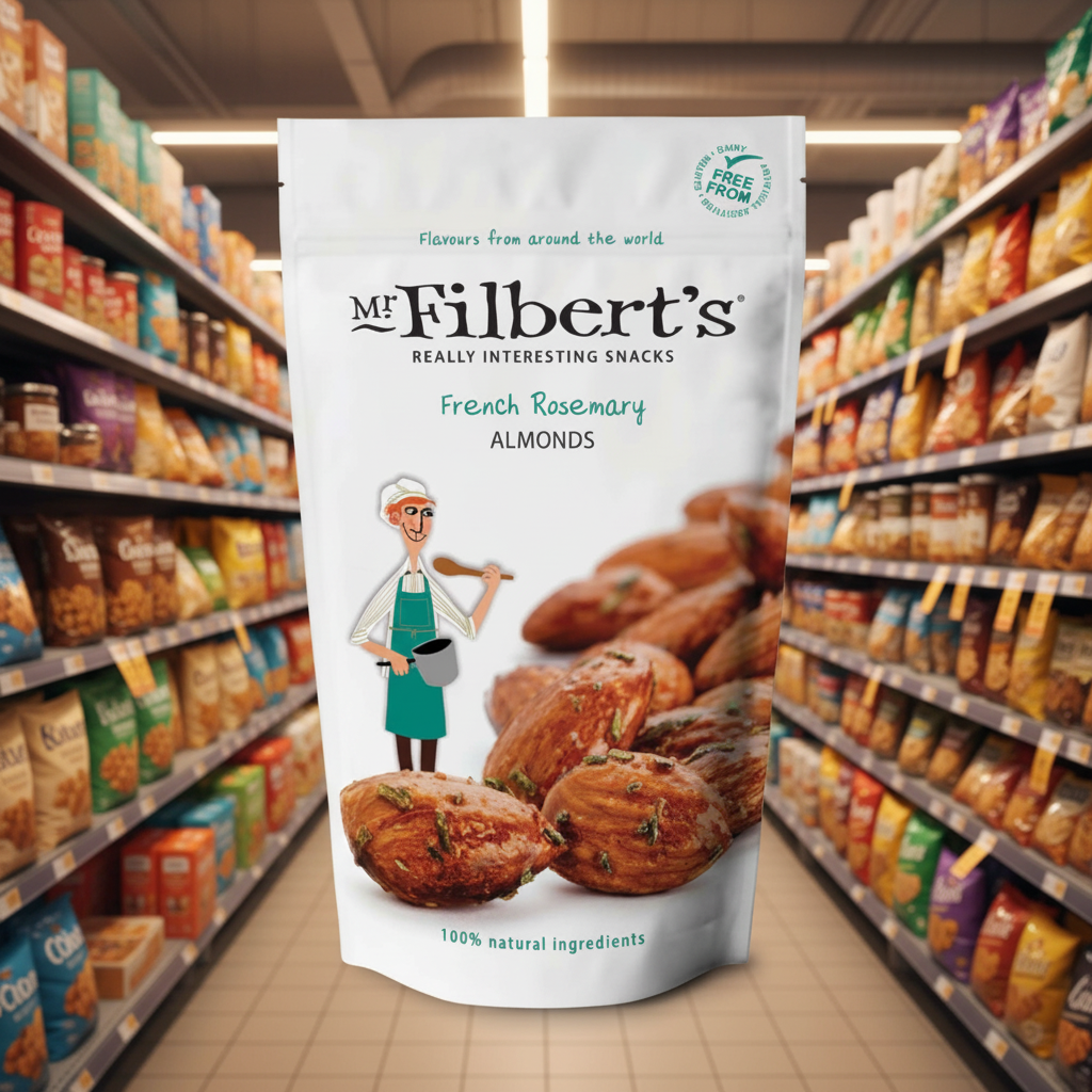 Mr Filberts French Rosemary Almonds - 100g