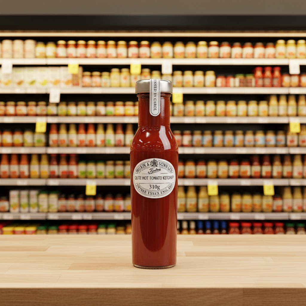 Tiptree Quite Hot Tomato Ketchup - 310g