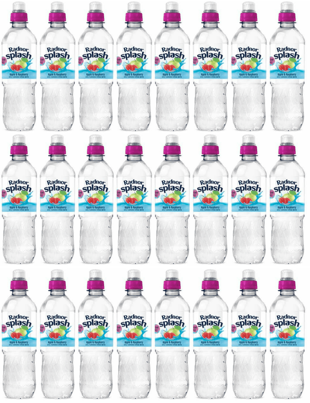 24 x Radnor Splash Apple and Raspberry Still Water - 500ml