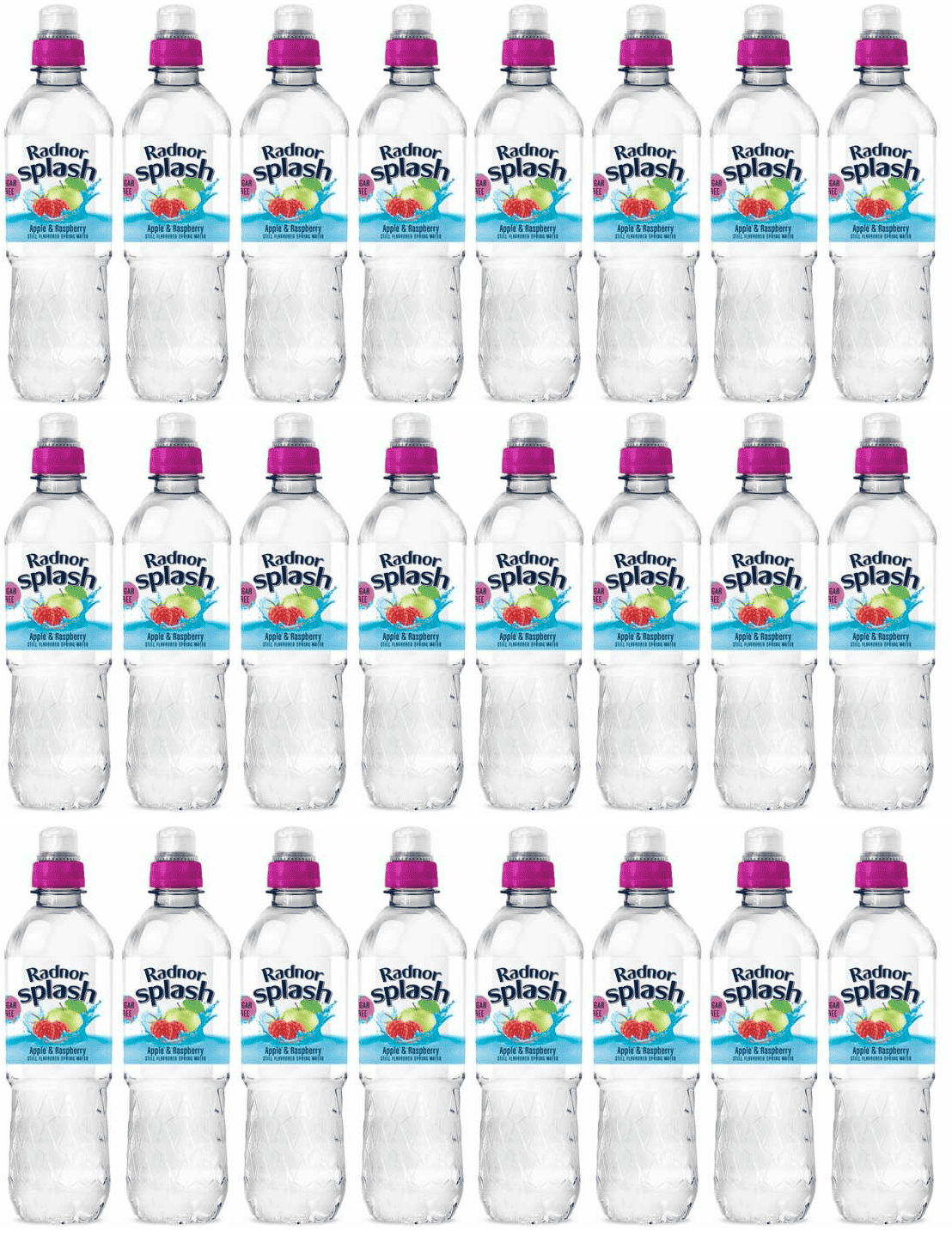 24 x Radnor Splash Apple and Raspberry Still Water - 500ml
