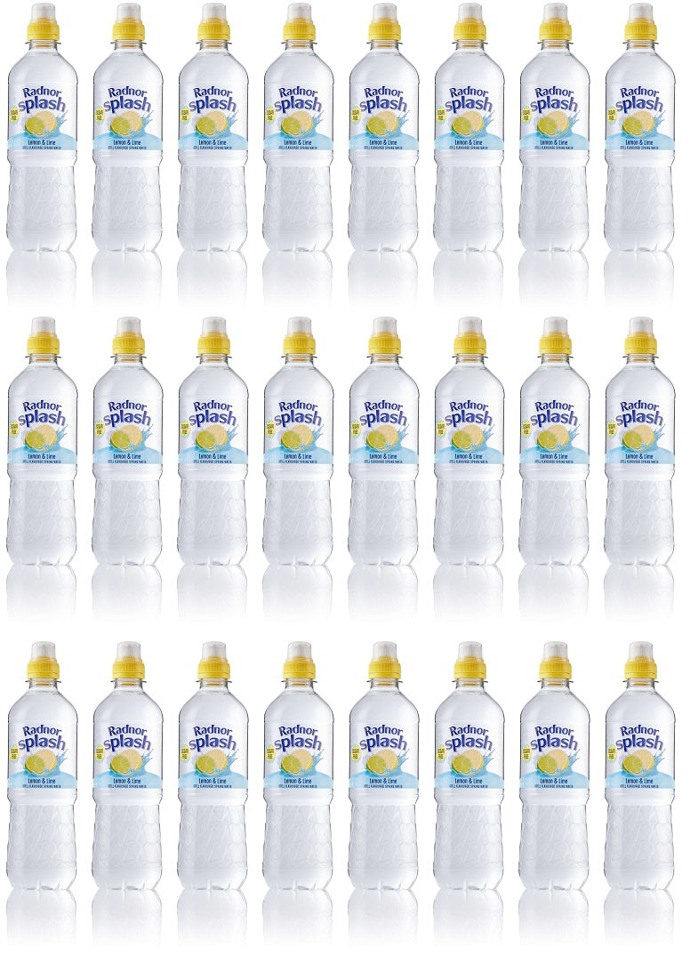 24 x Radnor Splash Lemon & Lime Still Water - 500ml