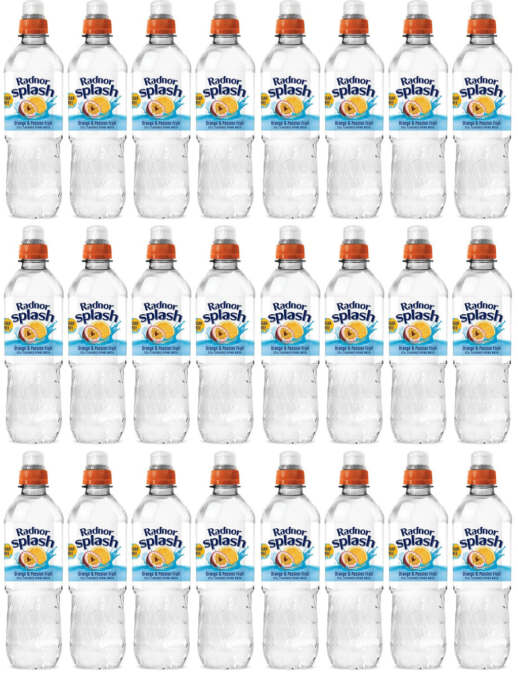 24 x Radnor Splash Orange & Passion Fruit Still Water - 500ml