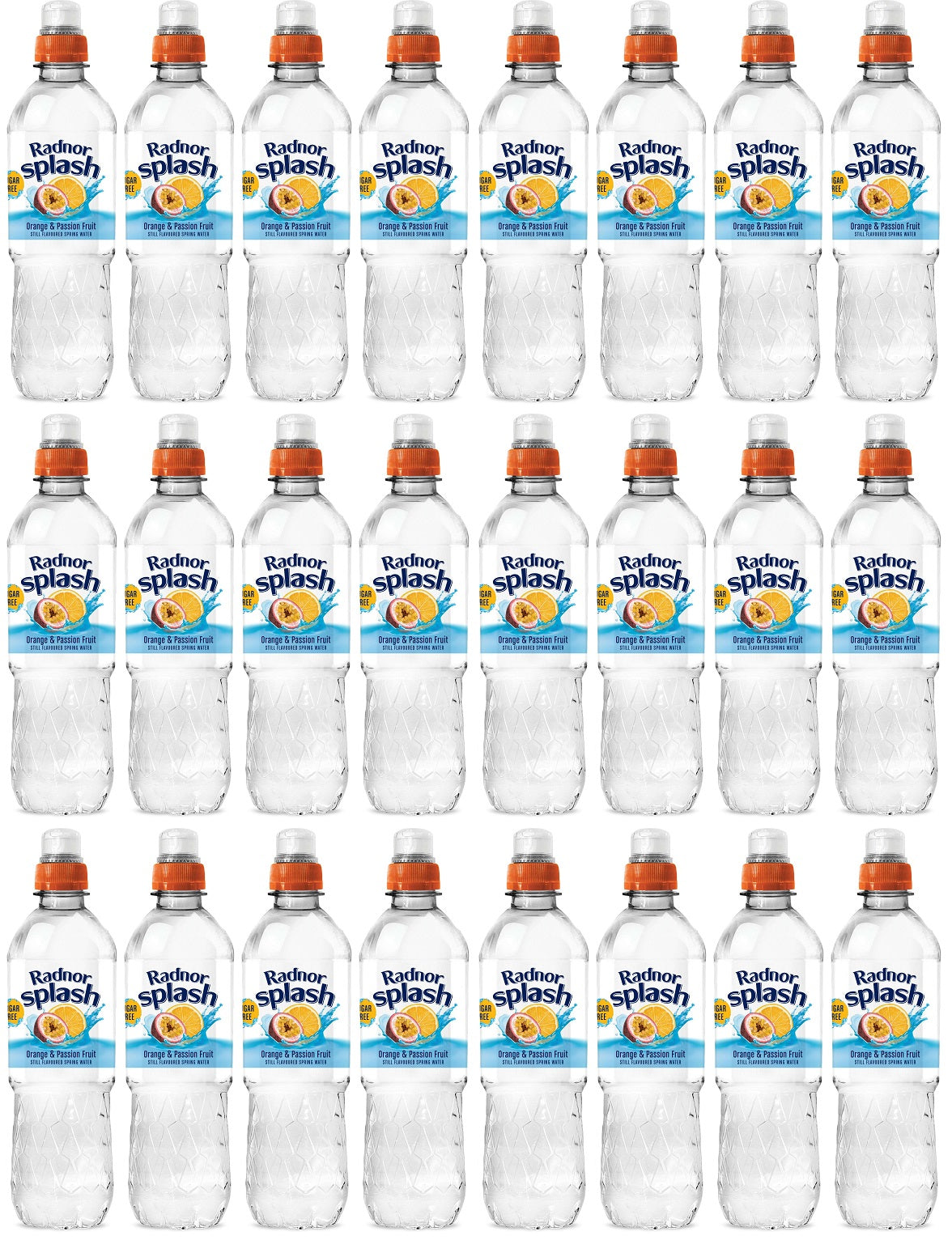 24 x Radnor Splash Orange & Passion Fruit Still Water - 500ml