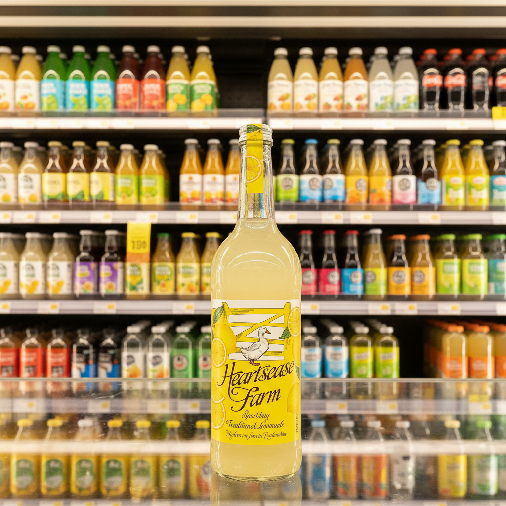 6 x Heartsease Farm Sparkling Traditional Lemonade - 750ml
