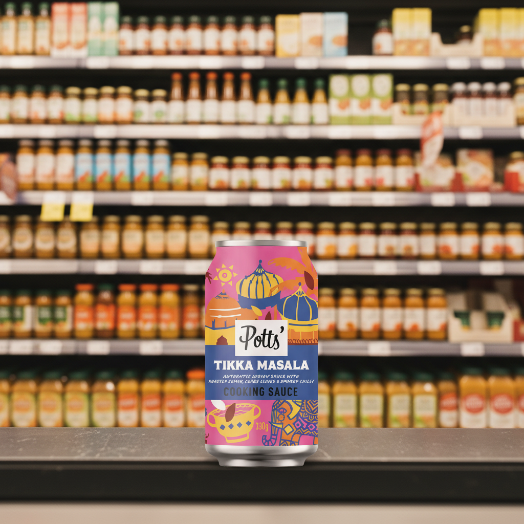 Potts Tikka Masala Curry Sauce - 330g