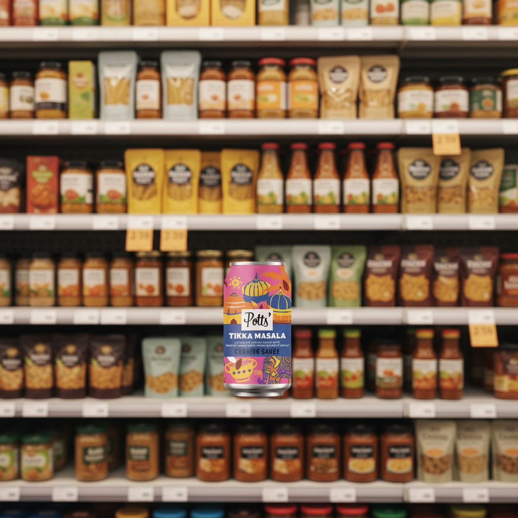 Potts Tikka Masala Curry Sauce - 330g