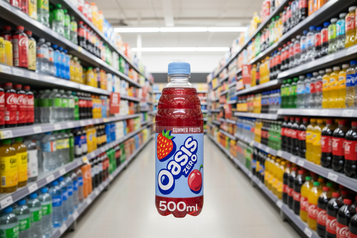 24 x Oasis Zero Summer Fruits 500Ml