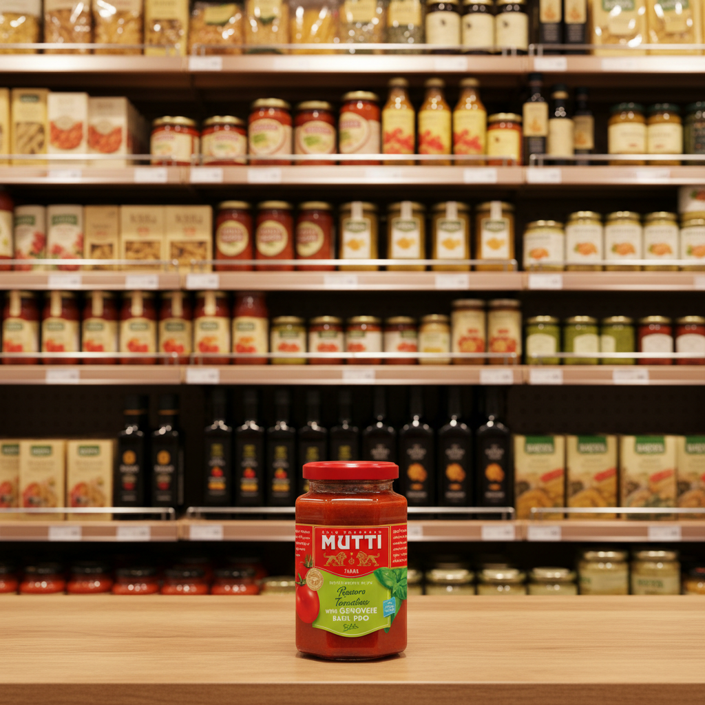 Mutti Tomato Pasta Sauce - Basil - 400g
