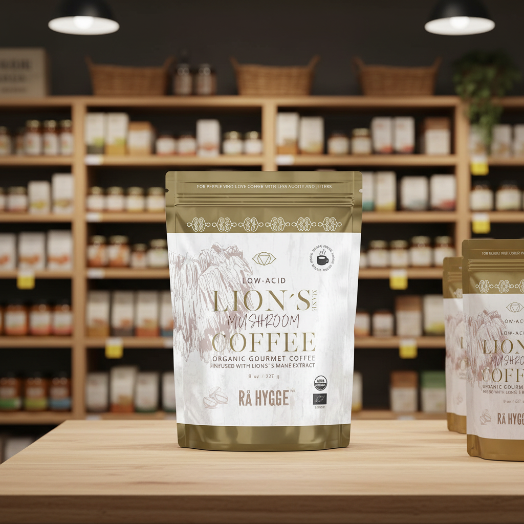 Rå Hygge Lion's Mane Coffee Filter Ground - 227g