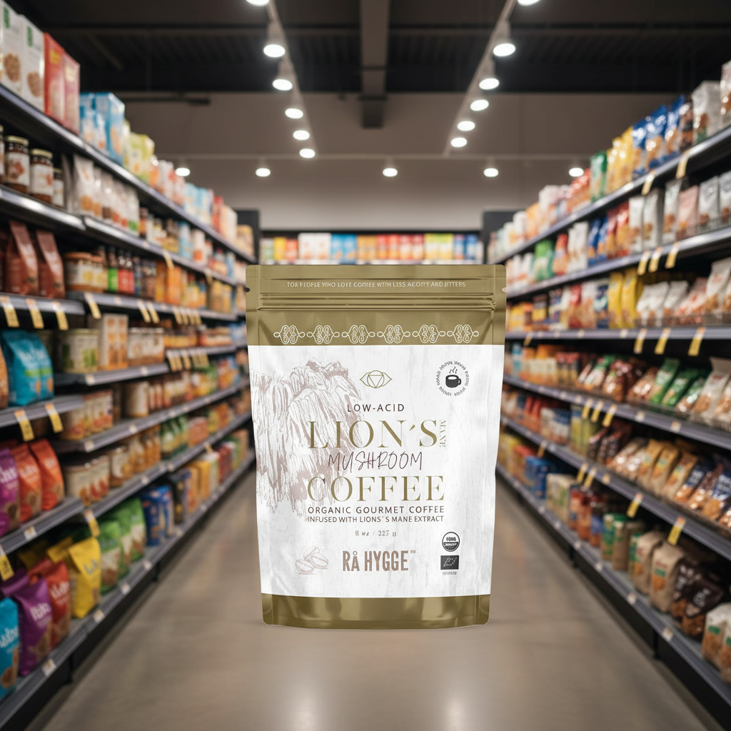 Rå Hygge Lion's Mane Coffee Filter Ground - 227g