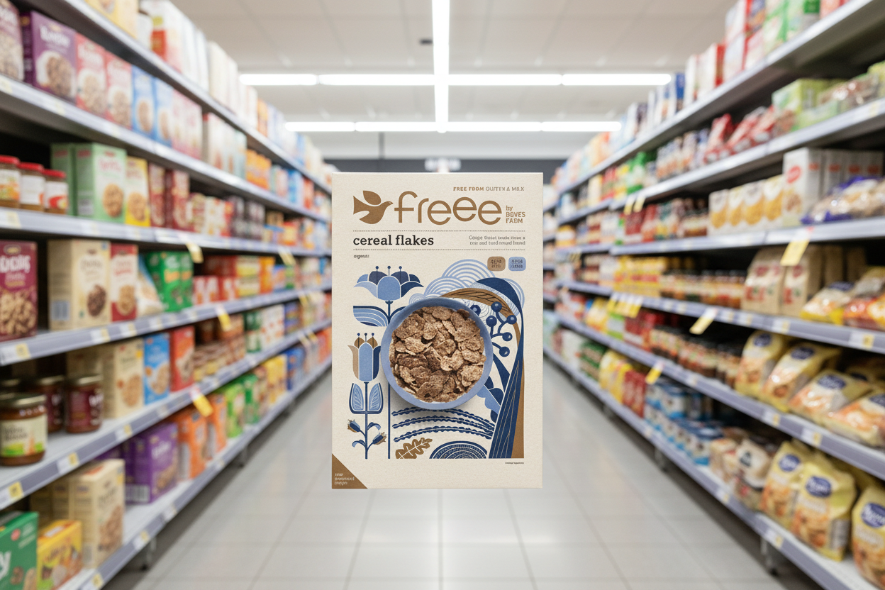 5 x Freee GF Organic Cereal Flakes - 375g