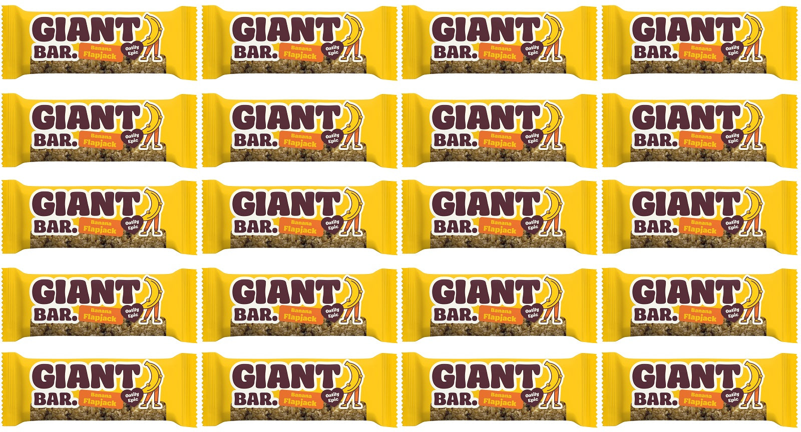 20 x Giant Bar Banana - 90g