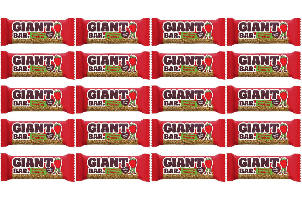 20 x Giant Bar Strawberry - 90g
