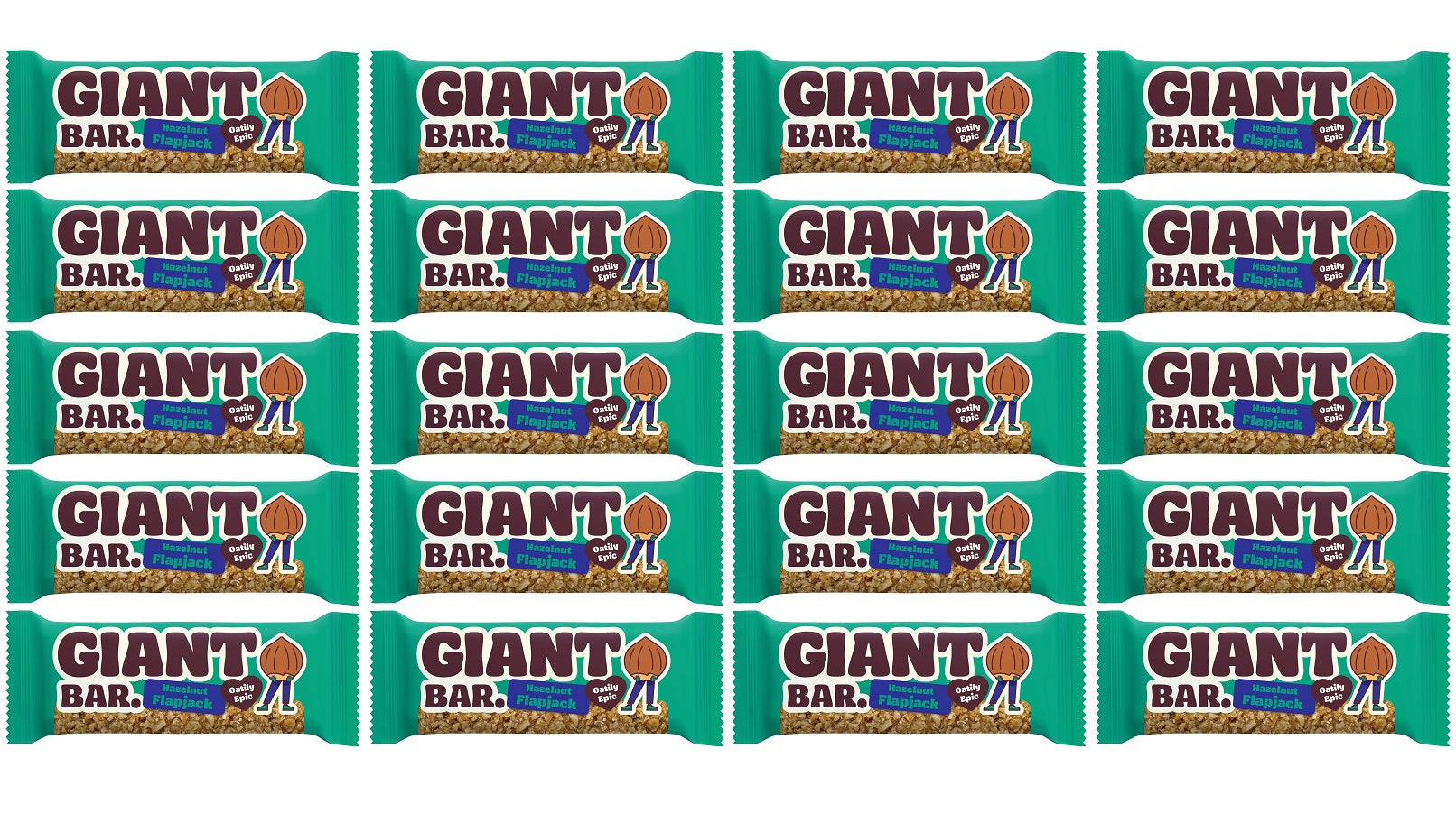 20 x Giant Bar Hazelnut - 90g