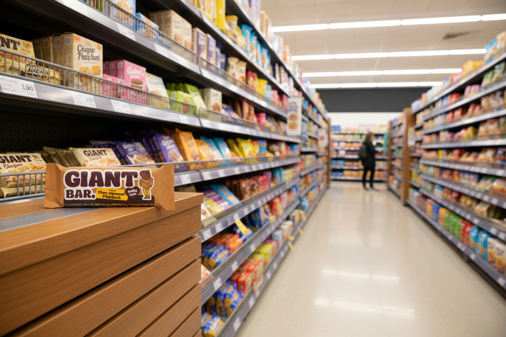 20 x Giant Bar Choc Caramel - 100g