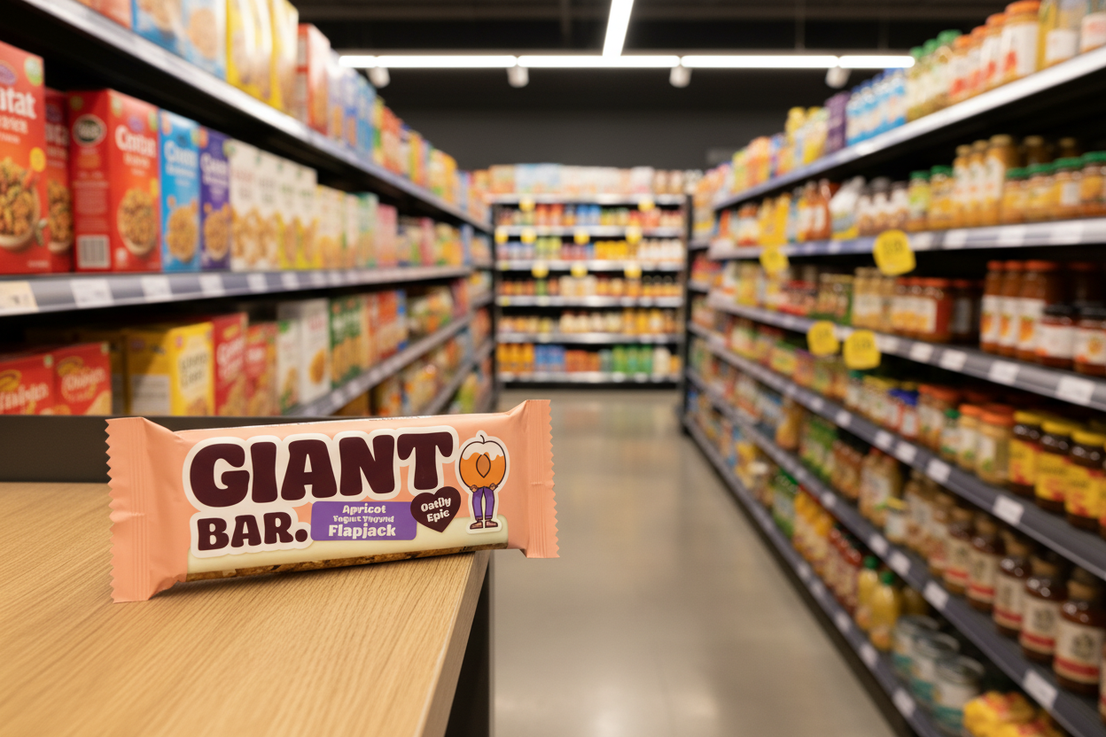 20 x Giant Bar Yogurt Apricot - 100g