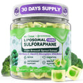 150mg Liposomal Sulforaphane Gummies from Broccoli Sprouts Extract – Myrosinase, Vitamin C & E | Antioxidant, Detox & Cellular Health | 60 Counts