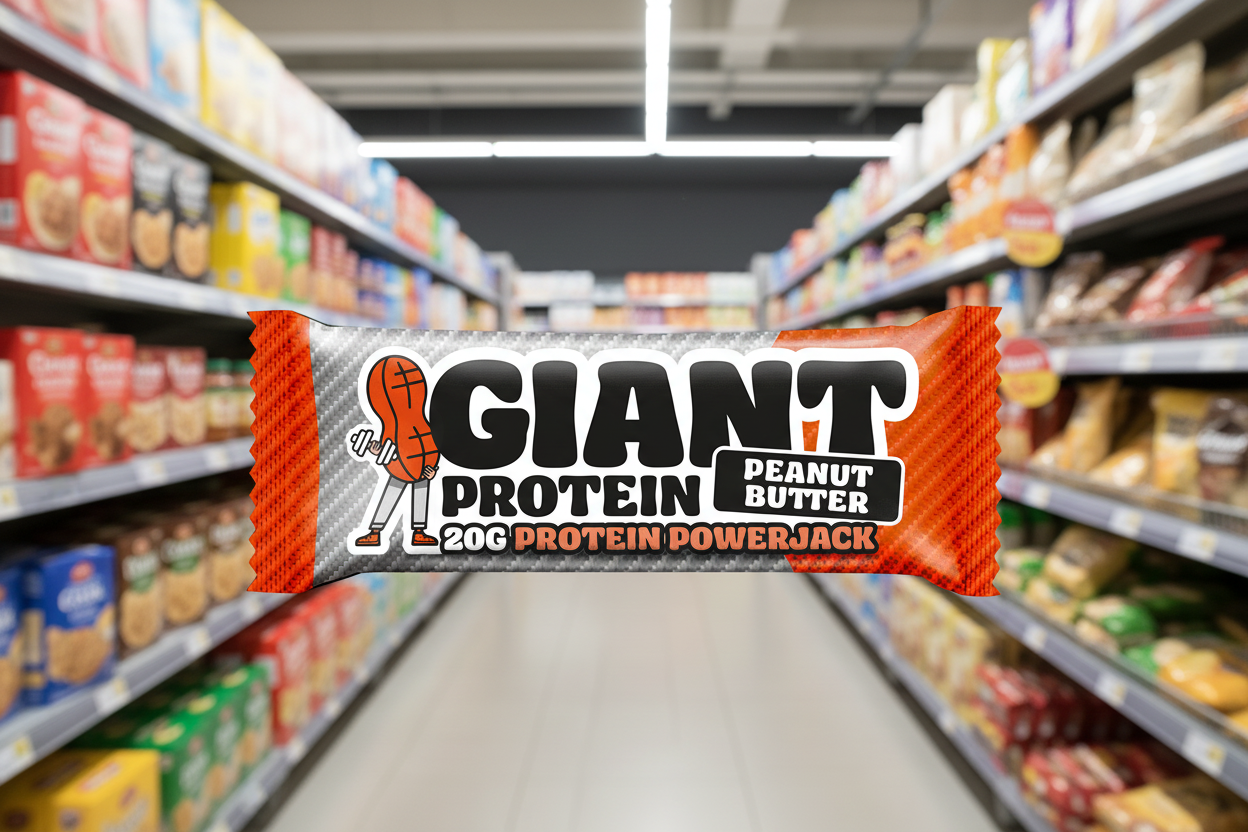 12 x Giant Bar Protein - Peanut Butter - 90g