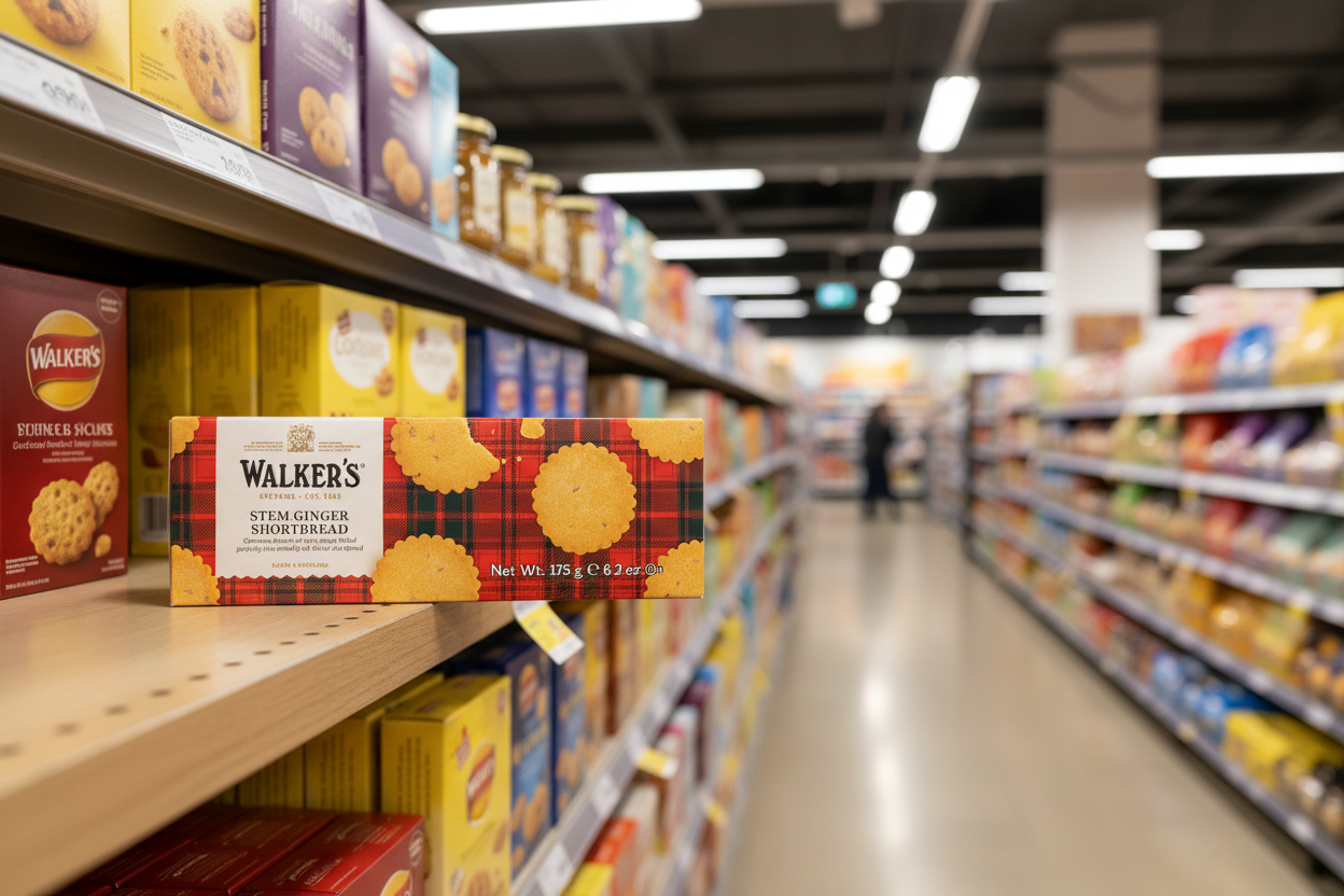Walker's Shortbread Stem Ginger Shortbread - 175g