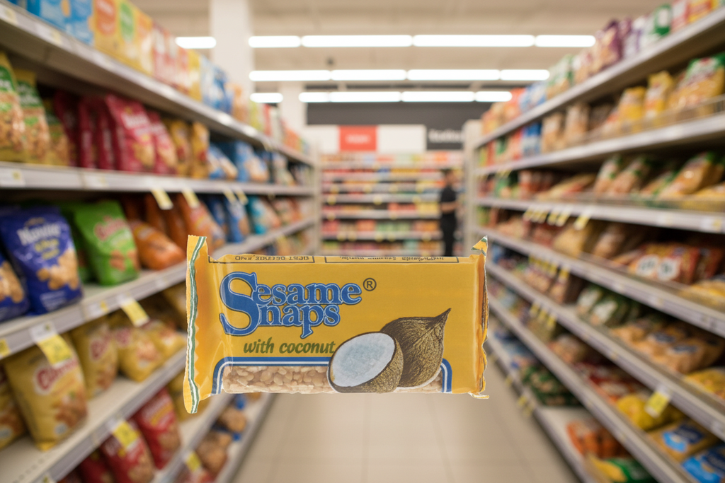 Anglo Dal Sesame Snaps with Coconut - 24x30g
