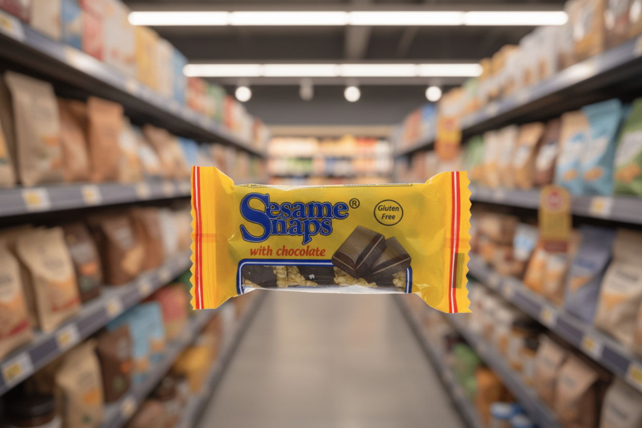 Anglo Dal Sesame Snaps with Chocolate - 24x30g