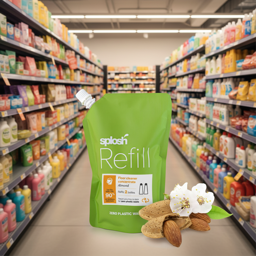 Splosh Floor Cleaner Refill Almond - 420g