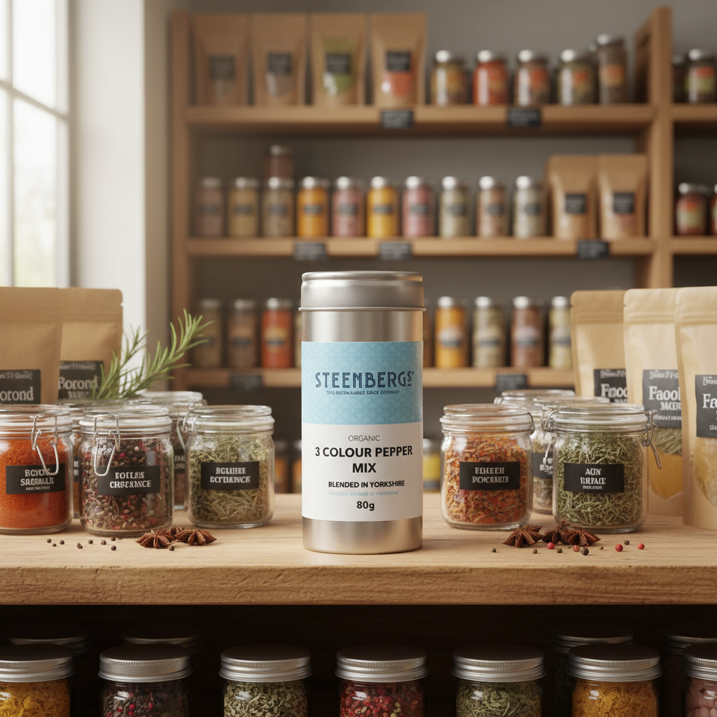 Steenbergs Organic 3 Colour Pepper Mix - 80g