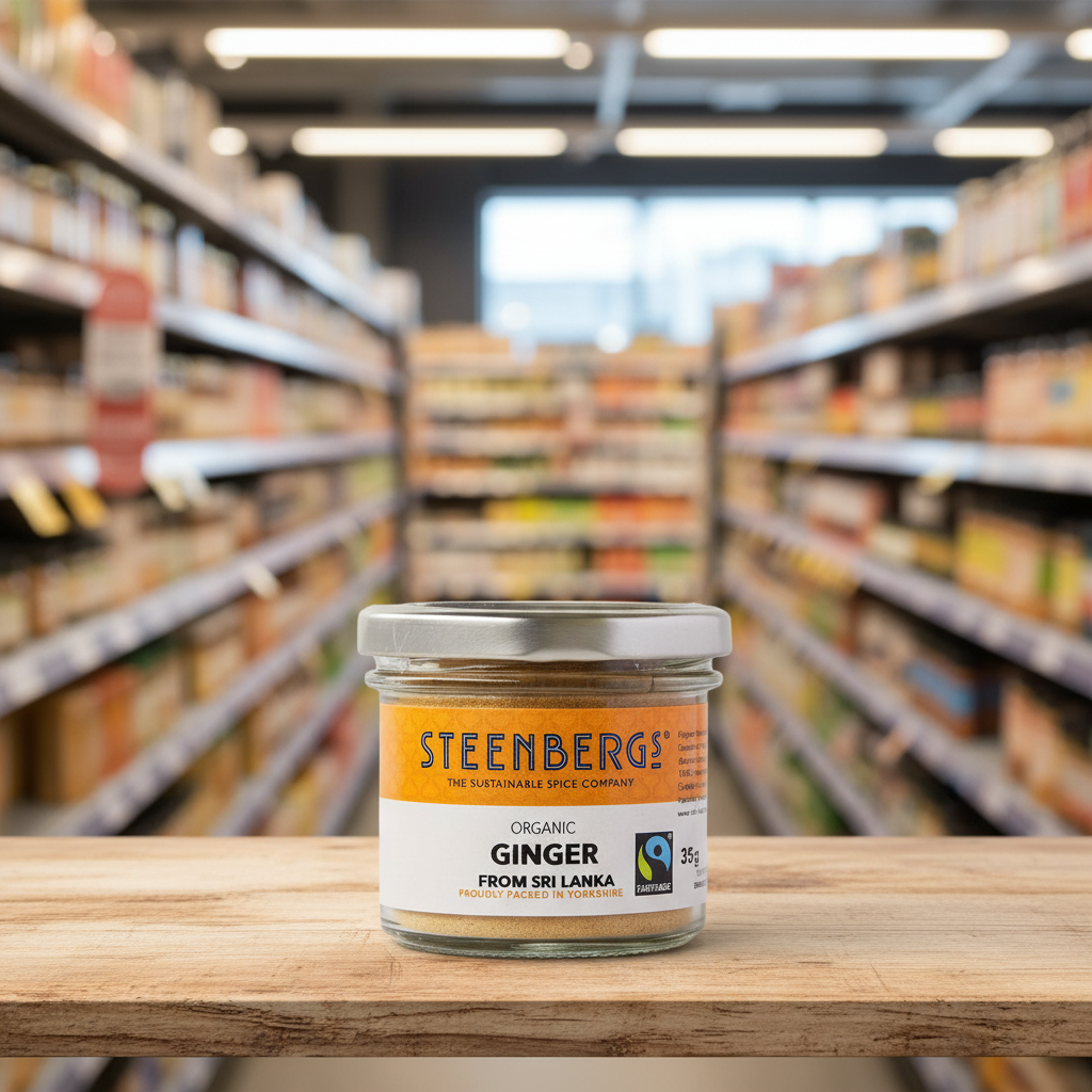 Steenbergs Organic Fairtrade Ginger Power - 35g