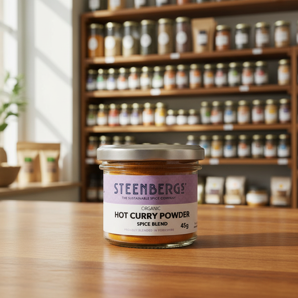 Steenbergs Organic Hot Curry Powder - 45g