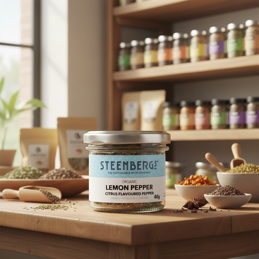 Steenbergs Organic Pepper Lemon Mix - 40g
