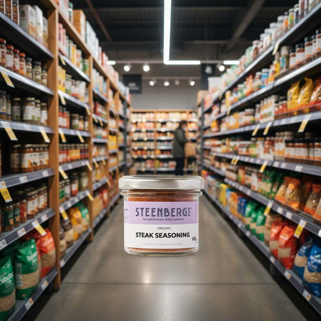 Steenbergs Organic Steak Seasoning - 60g