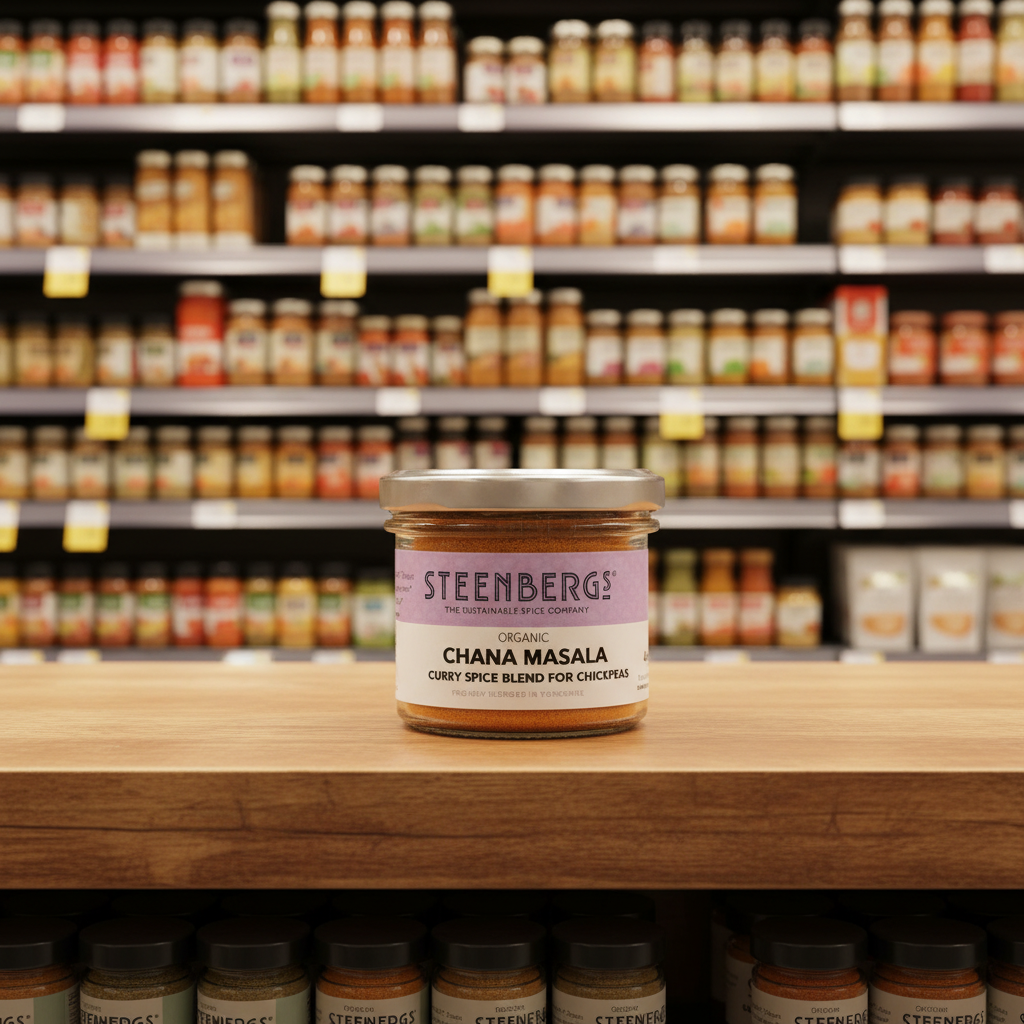 Steenbergs Organic Masala Chana Seasoning - 45g