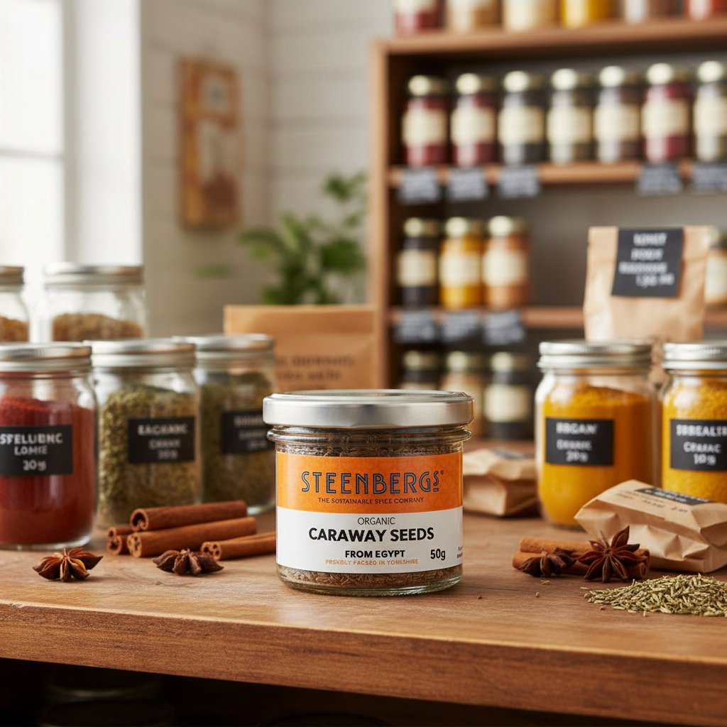 Steenbergs Organic Caraway Seed Spice - 50g