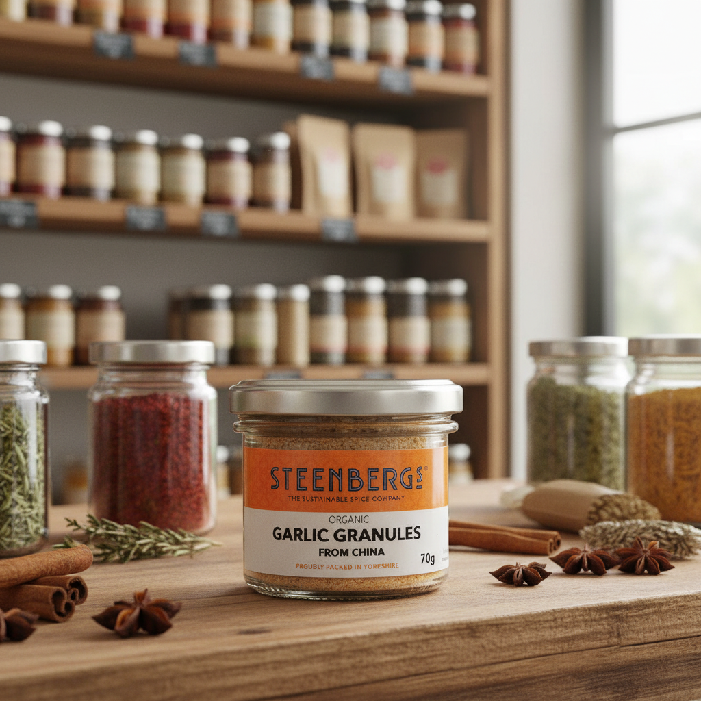 Steenbergs Organic Garlic Granules - 70g