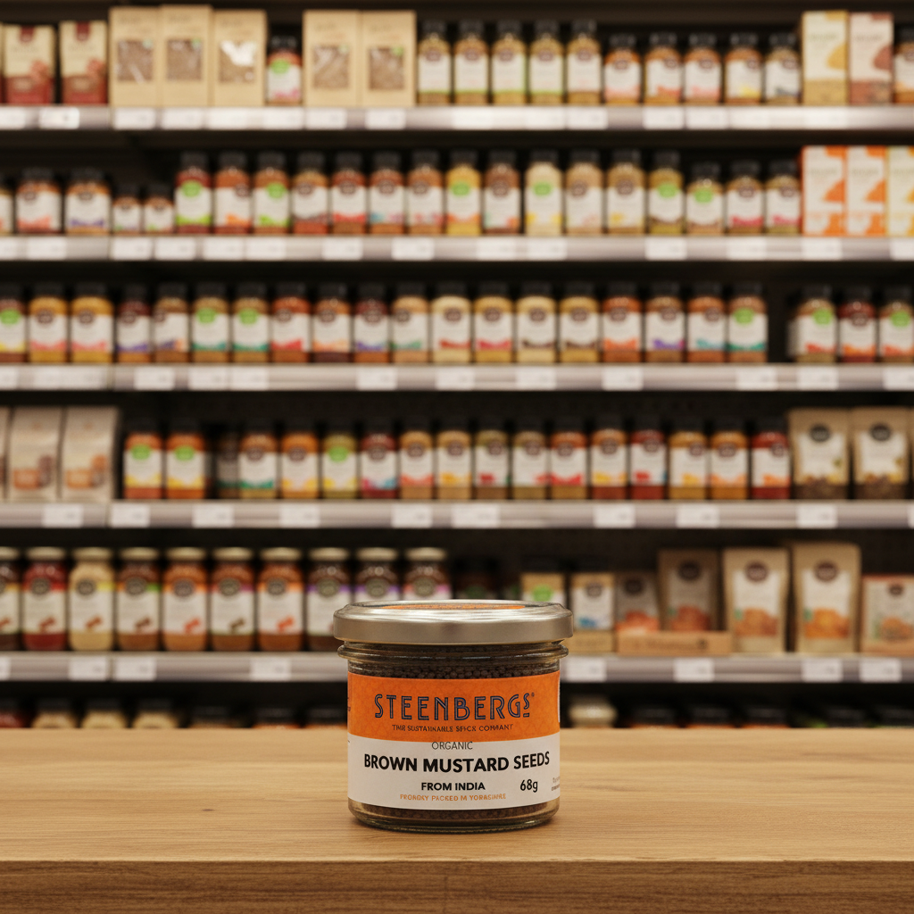 Steenbergs Organic Brown Mustard Seed - 68g