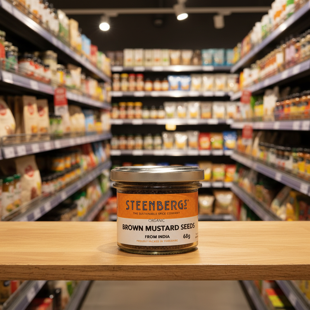Steenbergs Organic Brown Mustard Seed - 68g