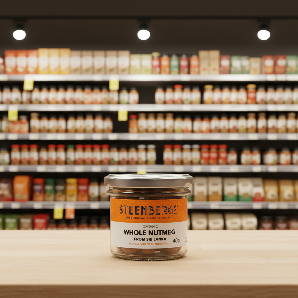 Steenbergs Organic Whole Nutmeg - 40g