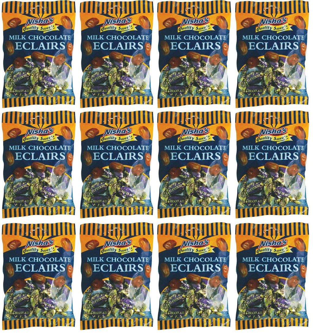 12 x Nisha Chocolate Eclairs - 90g