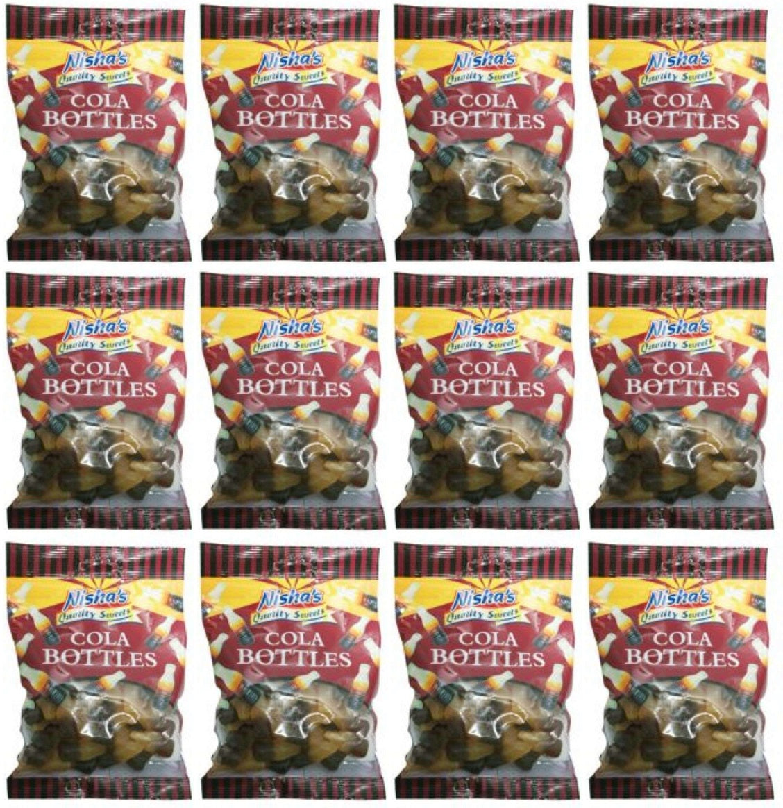 12 x Nisha Cola Bottles - 120g