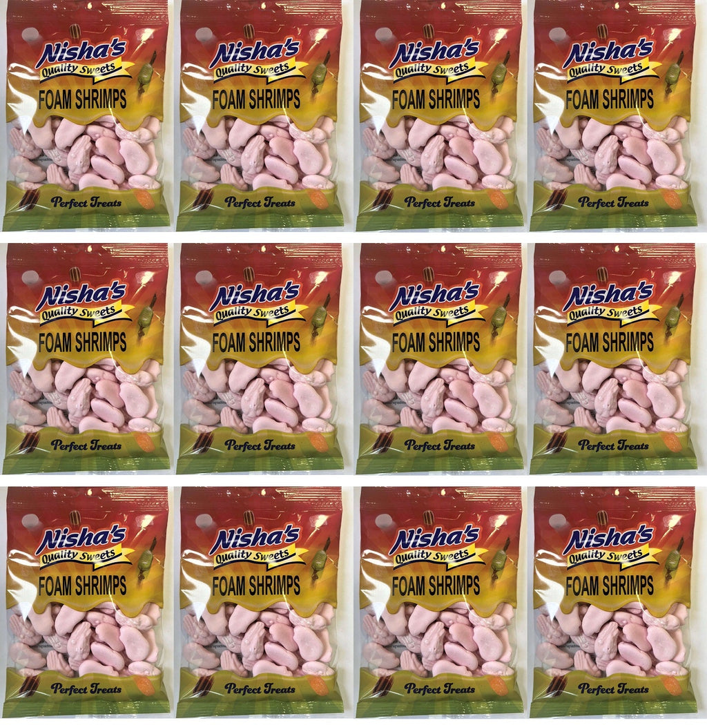12 x Nisha Foam Shrimps - 100g