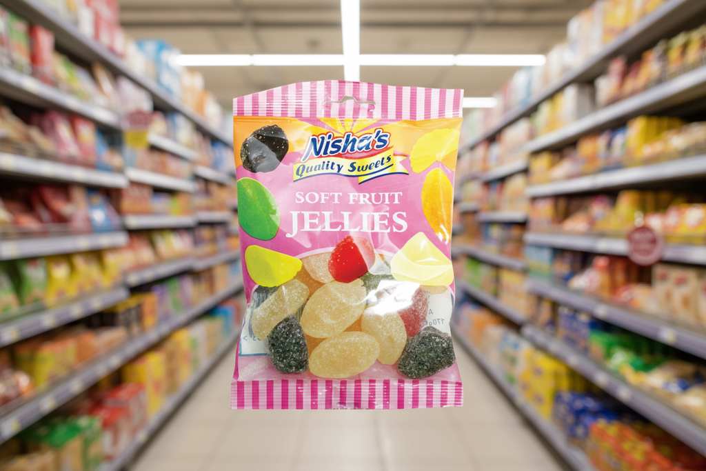 12 x Nisha Fruit Jellies - 125g