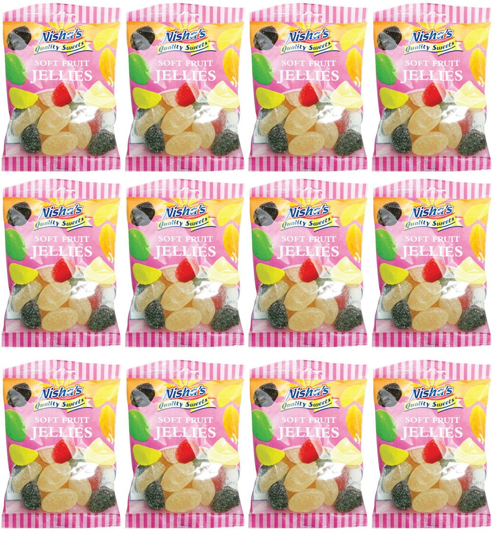 12 x Nisha Fruit Jellies - 125g