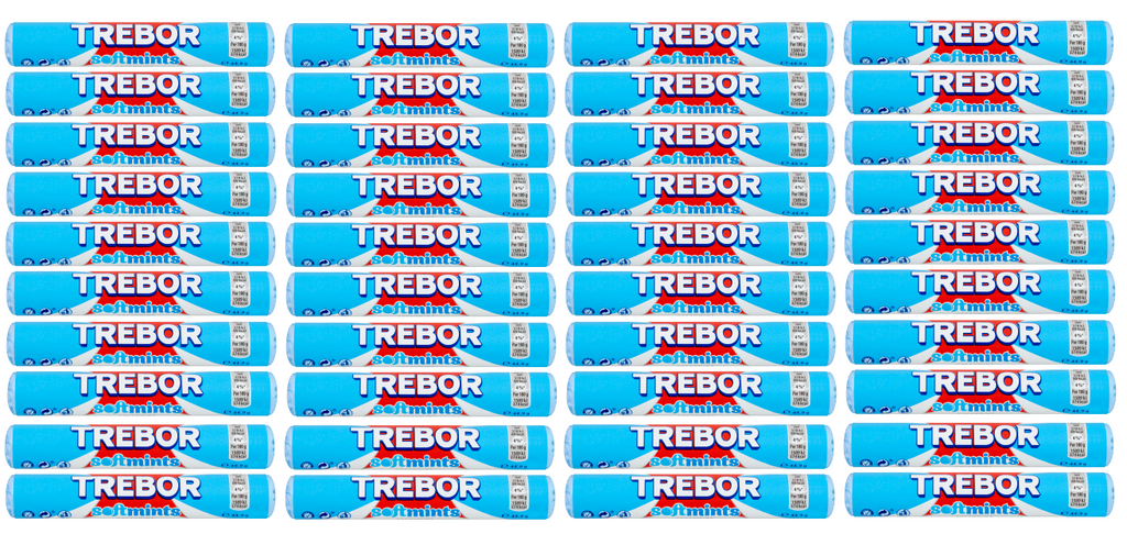40 x Trebor Softmints Spearmint Blue 44.9Gm