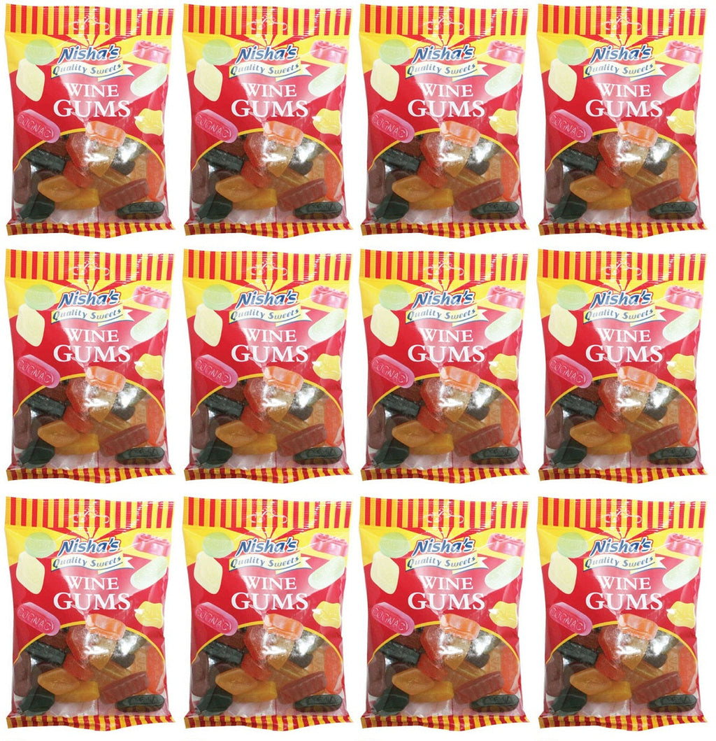 12 x Nisha Wine Gums - 120g