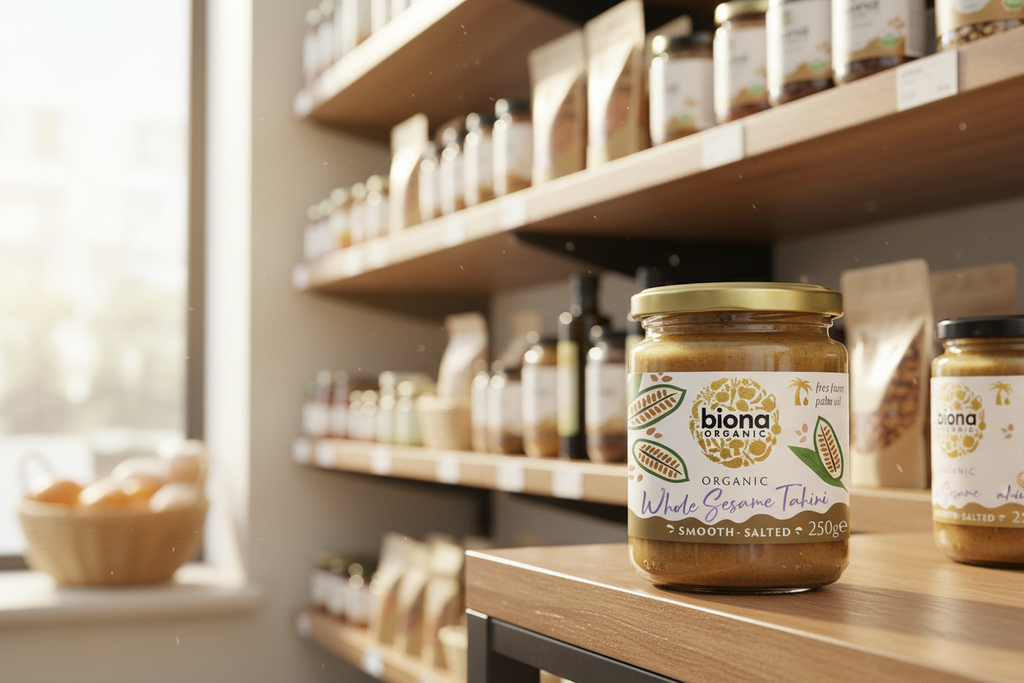 Biona Org Whole Sesame Tahini - Salted - 250g