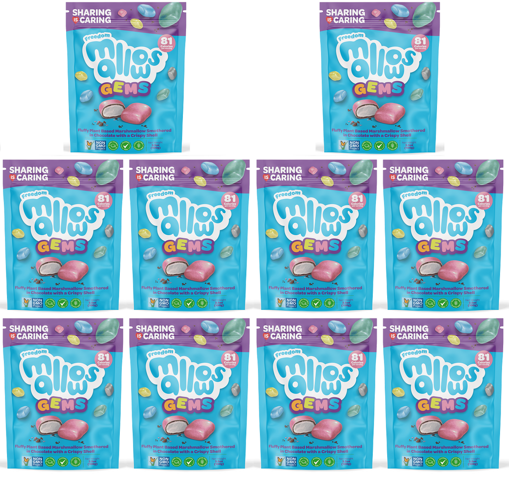 10 x Freedom Mallows Gems - 100g