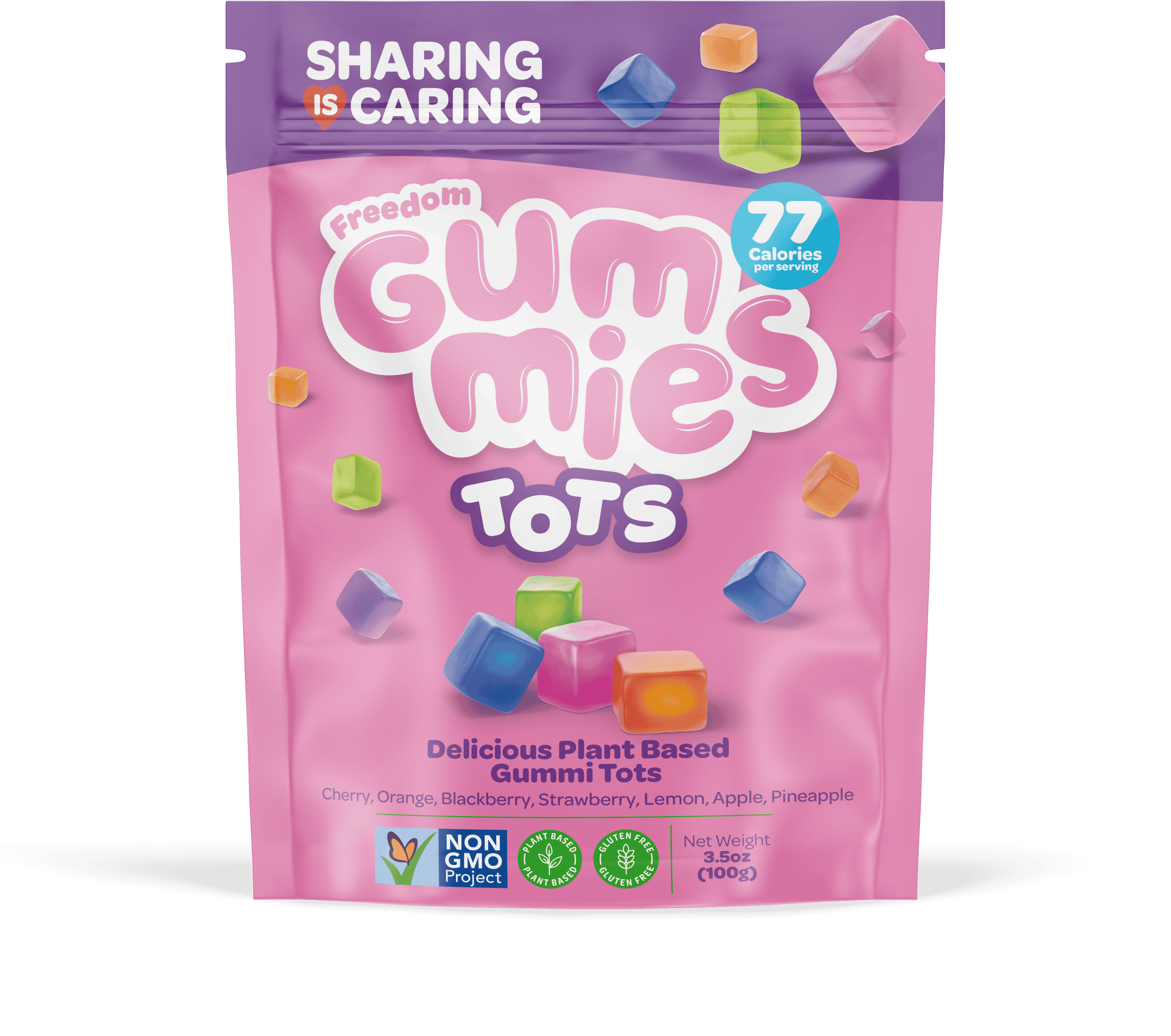 10 x Freedom Gummies Tots - 100g