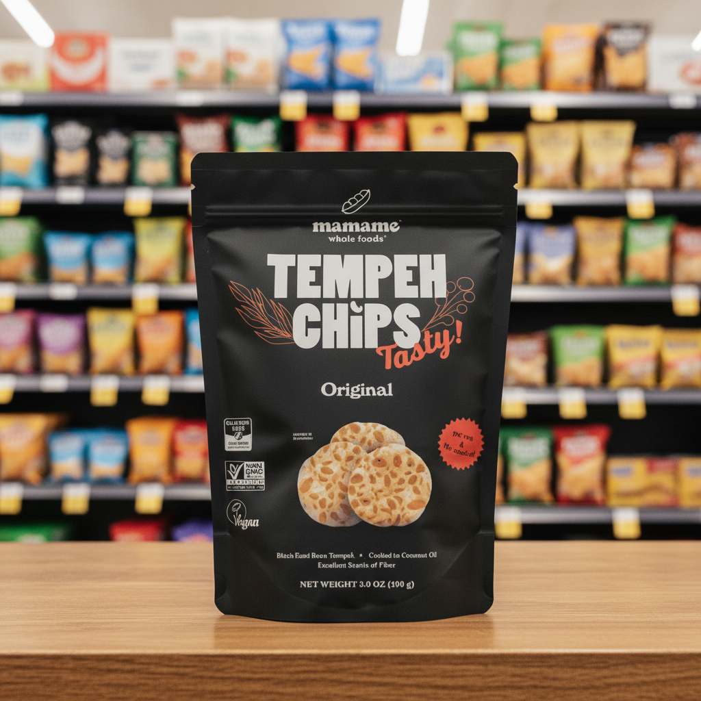 Mamame Tempeh Chips Original - 100g